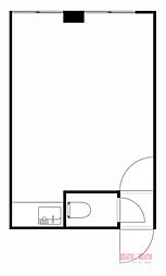 豊栄荘 ワンルームの間取図画像