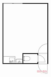 豊栄荘 ワンルームの間取図画像