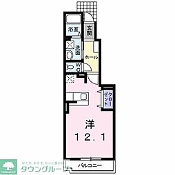 ブローテ ワンルームの間取図画像