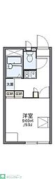 レオパレス桜木 1Kの間取図画像