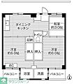 ビレッジハウス寺尾2号棟3階3.7万円