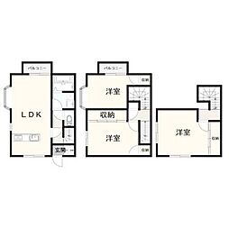 間取図画像 3LDK