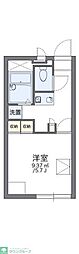 レオパレスケイ・オリマ 1Kの間取図画像