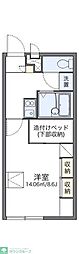 レオパレスエクセレントイン 1Kの間取図画像