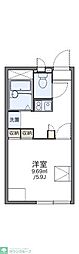 レオパレスしげる 1Kの間取図画像