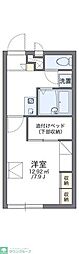 レオパレス倉賀野宿 1Kの間取図画像