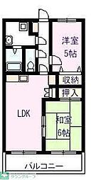 メゾン・プルミエ 2LDKの間取図画像