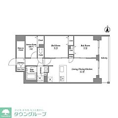 物件の間取り
