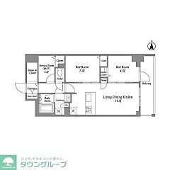 物件の間取り