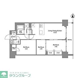 CLASSEUM高崎 3LDKの間取図画像