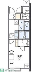 レオネクストベッサーレーベン　42032 2階1Kの間取り