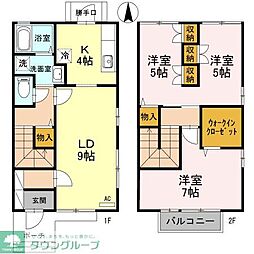 烏畔館 2階3LDKの間取り