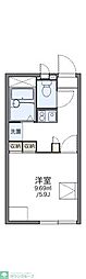 レオパレスE,G 1Kの間取図画像