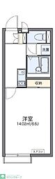 レオネクストマス 1Kの間取図画像