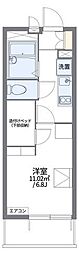 レオパレスてぃーだ 1Kの間取図画像