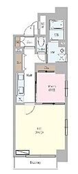 カスタリア一番町ウエスト 1LDKの間取図画像