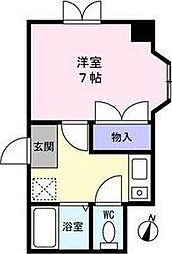 仙台旭ケ丘ハウス 1Kの間取図画像