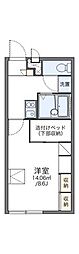 レオパレスSunplace 1Kの間取図画像