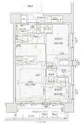 クレアホームズフラン仙台五橋 2LDKの間取図画像
