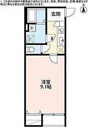 BeneSophia 1Kの間取図画像