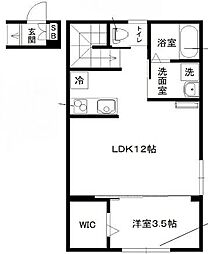 セレーノ 1LDKの間取図画像