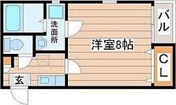 FULLHOUSE 1Kの間取図画像