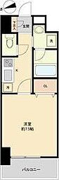 パークフラッツ本町 1Kの間取図画像