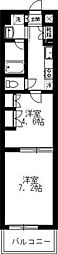 ウェルネス青葉 2Kの間取図画像