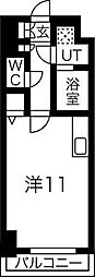 サンヴァーリオ仙台駅東 ワンルームの間取図画像