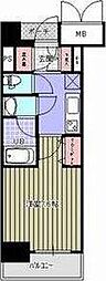 HF一番町レジデンス 1Kの間取図画像