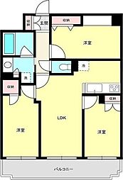 グランカーサ仙台五橋 3LDKの間取図画像