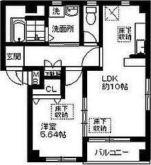 物件の間取り