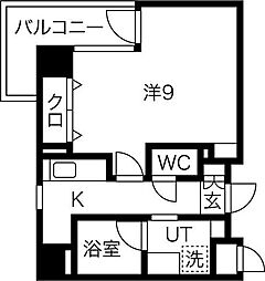 brandztomizawaT_ ワンルームの間取図画像