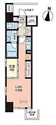 アーバンハイツ大町 1LDKの間取図画像