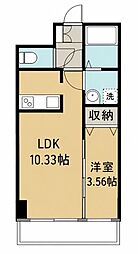 フェリシダ東仙台 1LDKの間取図画像