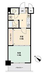 リビングステージ東仙台 2Kの間取図画像