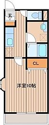 RESIDENZ・S.S. 1Kの間取図画像