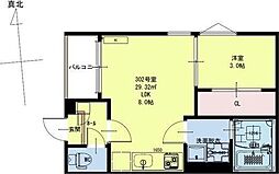 REGALEST仙台荒井 1LDKの間取図画像