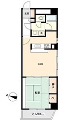 グリーンパーク小松島 1LDKの間取図画像