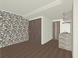 wave garden(ウェーブ・ガーデン) 101 1階1LDKのリビング/ダイニング