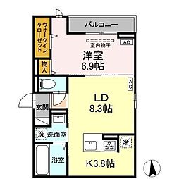間取図画像 1LDK