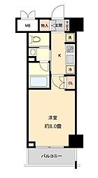 フォレスト・ヒル仙台青葉 2階1Kの間取り