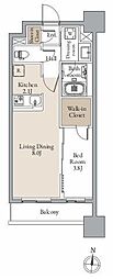 仙台市青葉区堤通雨宮町マンション 1LDKの間取図画像