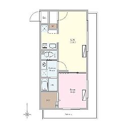 間取図画像 1LDK