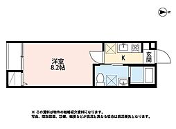 BRIX仙台長町 1Kの間取図画像