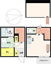 ソレイユ ワンルームの間取図画像