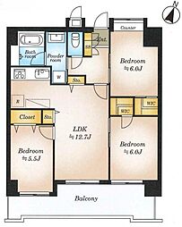 間取図画像 3LDK