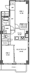 コーシン菊名マンション 2LDKの間取図画像