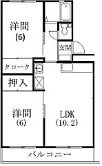 物件の間取り