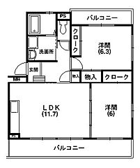 物件の間取り